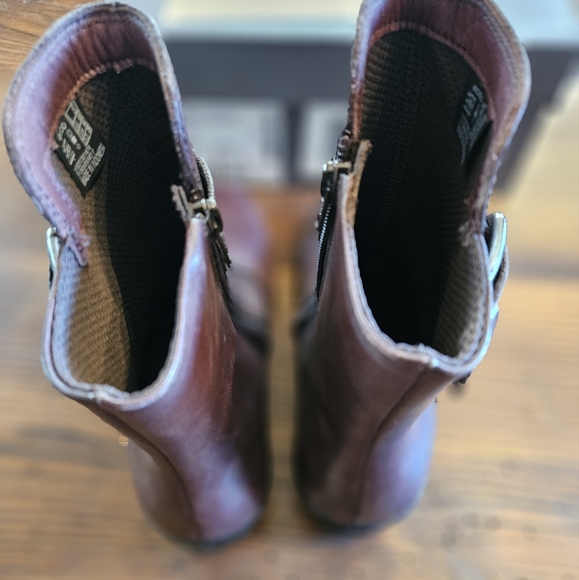 Ecco Finola Ankle Boot Chocolate Womens 5-5.5 - Picture 5 of 8